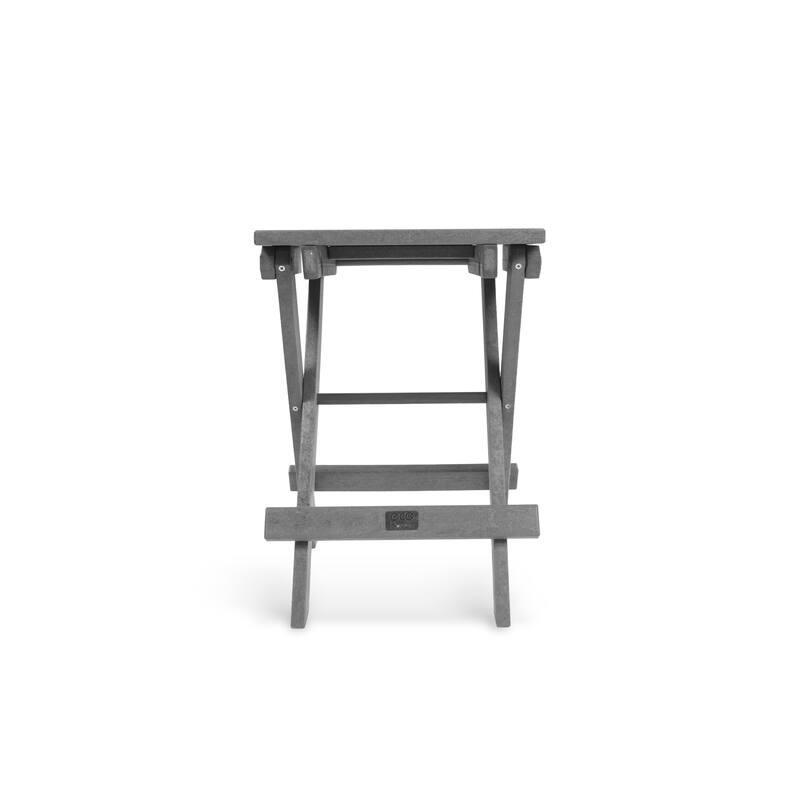 San Juan Fully Assembled All-Weather Recycled HDPE Outdoor Folding Bistro table
