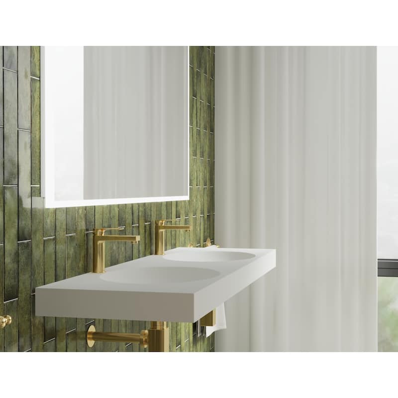 Darleen Shallow Basin Wall Mounted Bathroom Sink