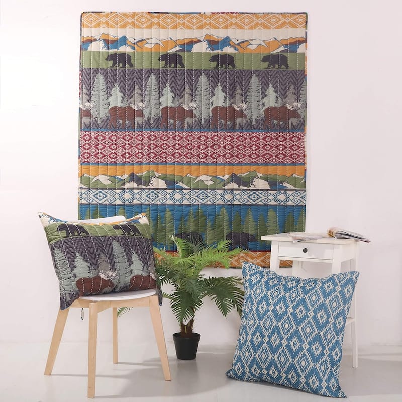 Greenland Home Fashions Black Bear Lodge Throw