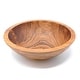 preview thumbnail 11 of 20, Hand-carved Rustic Olive Wood Bowl, Handmade in Kenya 8" - Natural