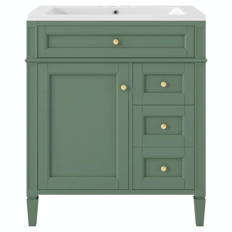 30'' Bathroom Vanity Set with Mirror Cabinet