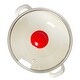 preview thumbnail 3 of 8, STP Goods Apples Belly Deep Enamel on Steel Casserole w/Glass Lid
