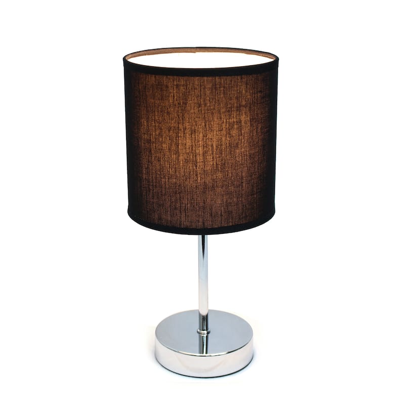 Simple Designs 11.81" Basic Mini Table Lamp with Feit LED Bulb Included - 11.81