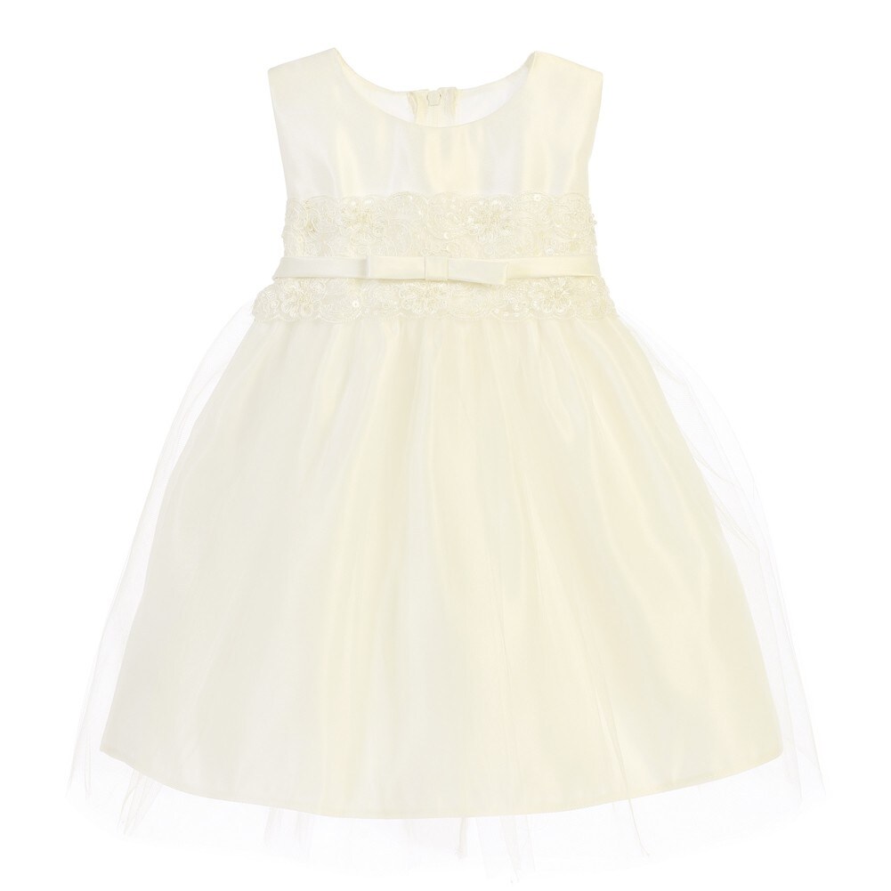 satin dress for baby girl