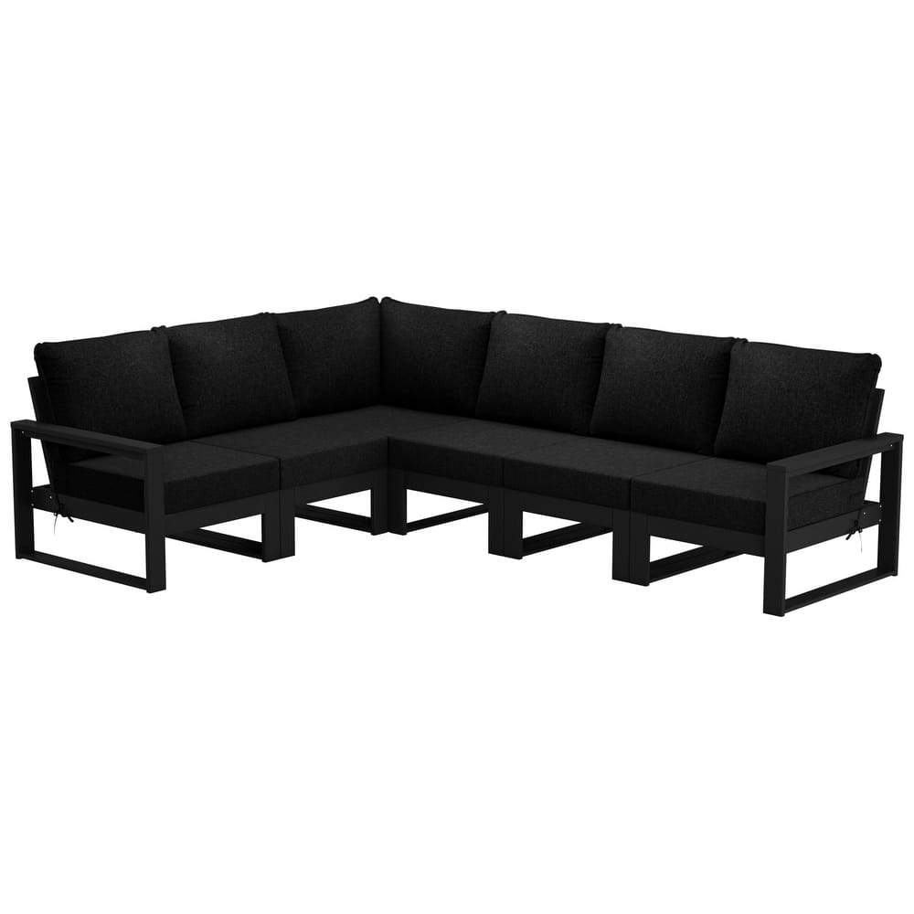 Endless Patio 6-Piece Deep Seating Set with Black Frame