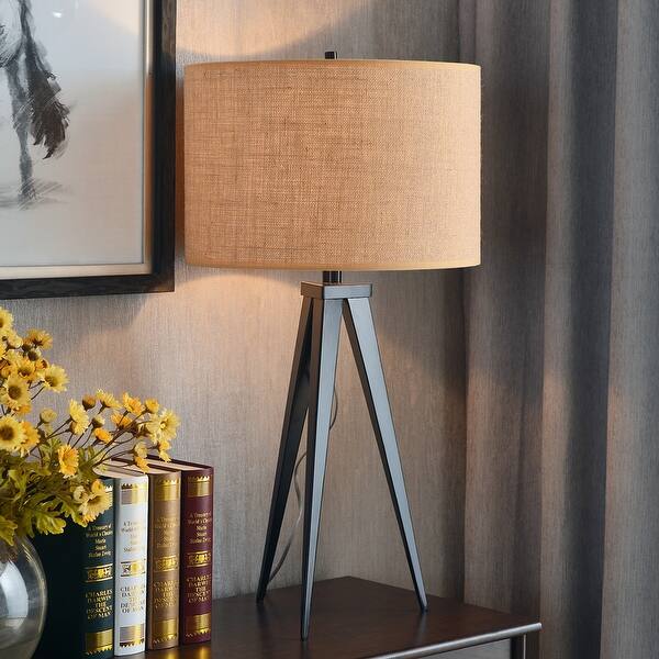 Shop Caperana Bronze Tripod 3 Way Table Lamp Overstock 7579056