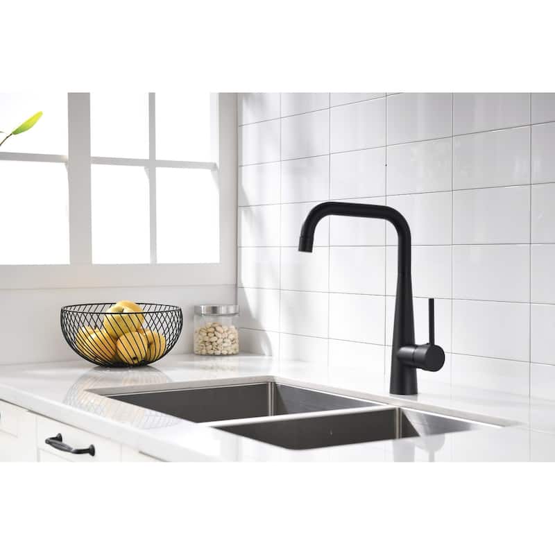 Antique Copper Residential Kitchen Faucet - Black