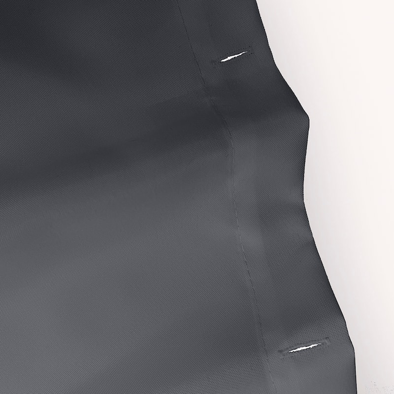 71 x 74-inch Steel Solid Shower Curtain