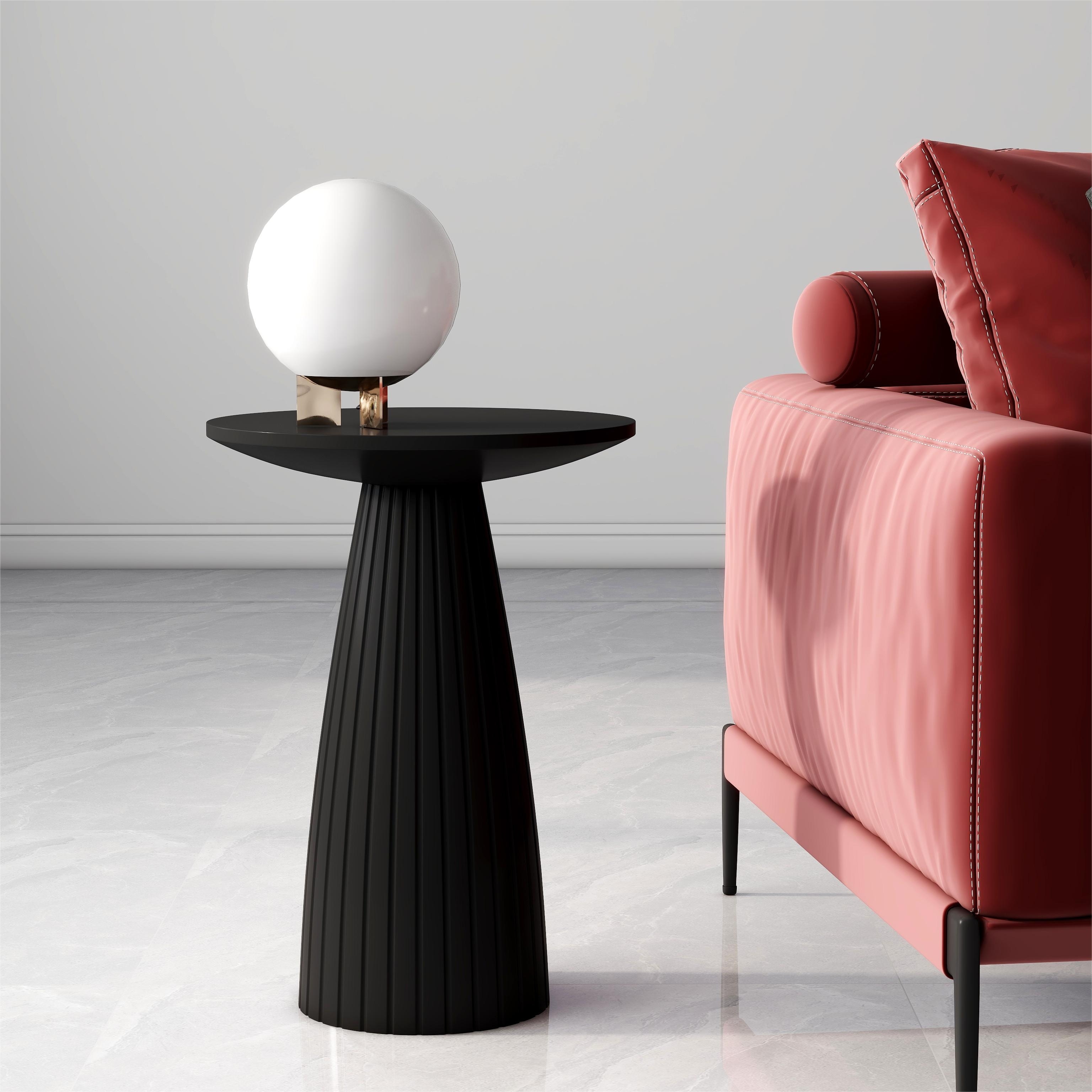 Black side end table sale