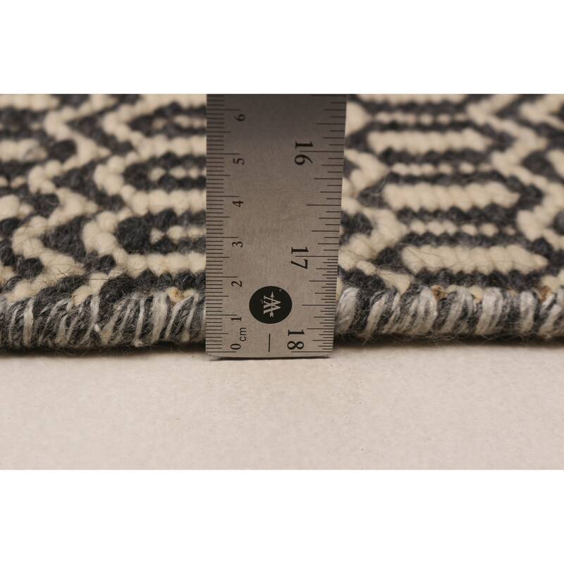 Nevada Grey Kilim 5'2" x 7'5" - 5'2 x 7'5