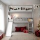 preview thumbnail 2 of 11, Twin Size Loft Bed House Bed With Slide,Sturdy Construction for Home
