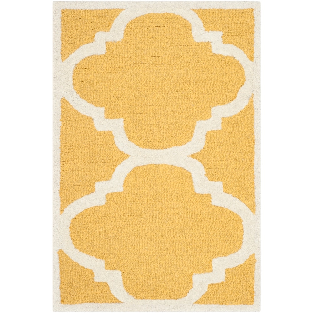 SAFAVIEH Handmade Cambridge Gullveig Modern Moroccan Wool Rug