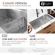 preview thumbnail 11 of 29, Versa36 Undermount 36" Double-bowl Workstation Kitchen Sink - 36" x 19" x 10"