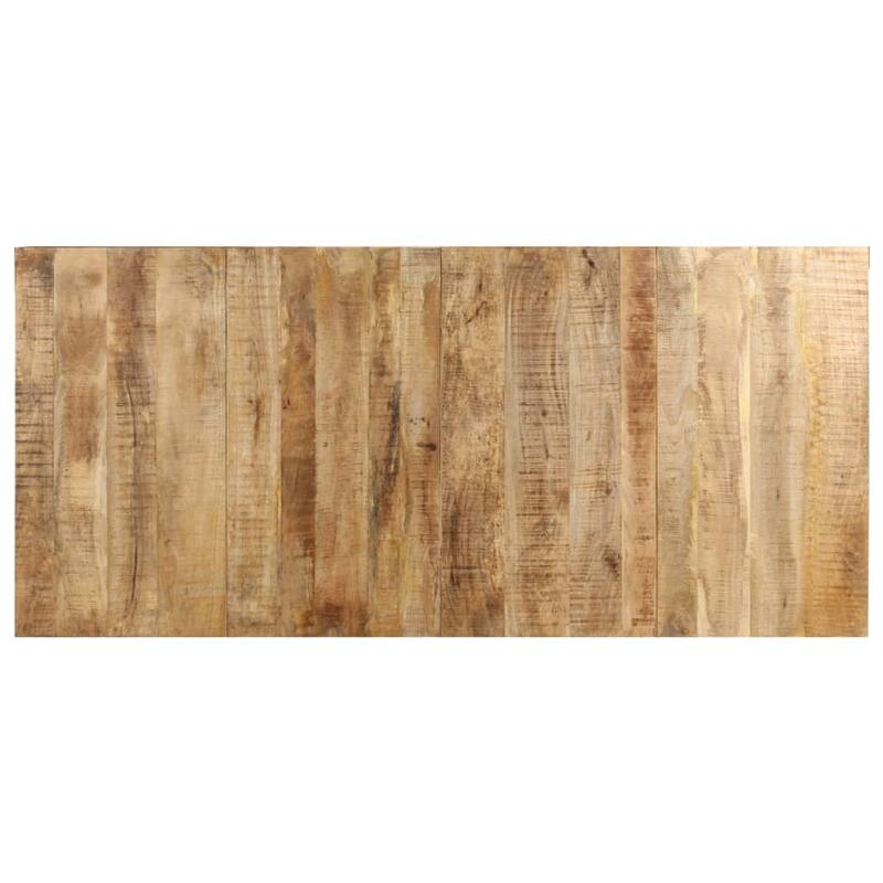 vidaXL Dining Table 86.6"x39.4"x29.9" Rough Mango Wood