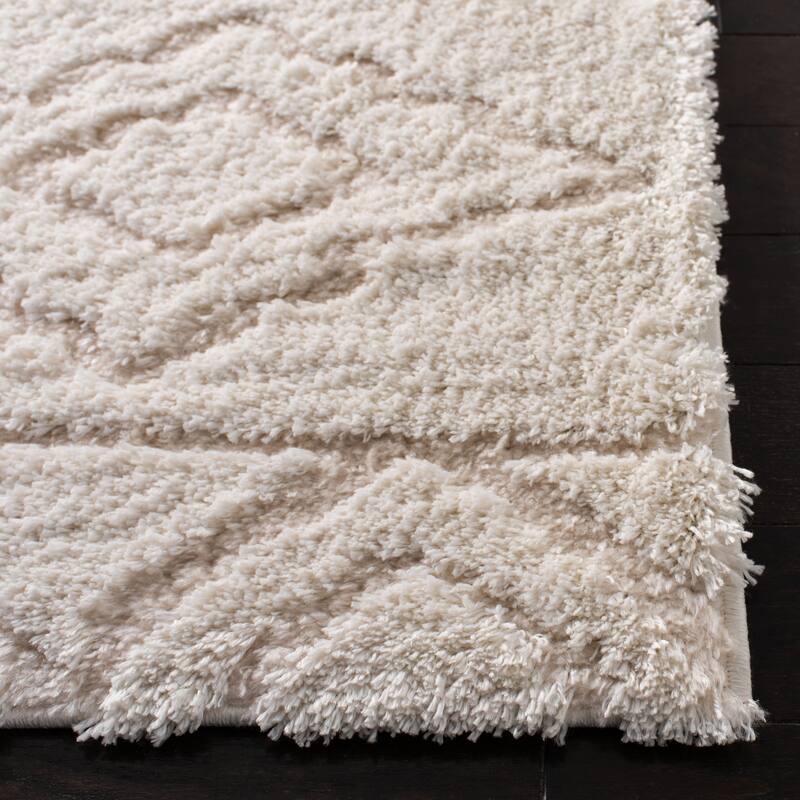 SAFAVIEH Sparta Shag Zetta Geometric Rug
