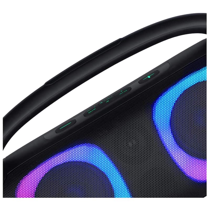 IQ Sound Portable Bluetooth Speaker with RGB Lights and TWS-Enhanced Stereo Sound