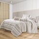 preview thumbnail 4 of 19, Wellco Bedding Comforter Set Bed In A Bag - 7 Piece Luxury POLLY yarn dyed Bedding Sets - Oversized Bedroom Comforters