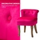 preview thumbnail 6 of 51, Xacobo Modern Velvet Tufted Vanity Stool with Wood Base by HULALA HOME