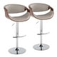 preview thumbnail 11 of 70, Carson Carrington Kanteborg Adjustable Bar Stool with Rounded T Footrest (Set of 2)