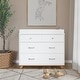 preview thumbnail 23 of 39, Soho 3 Drawer Dresser White/Natural
