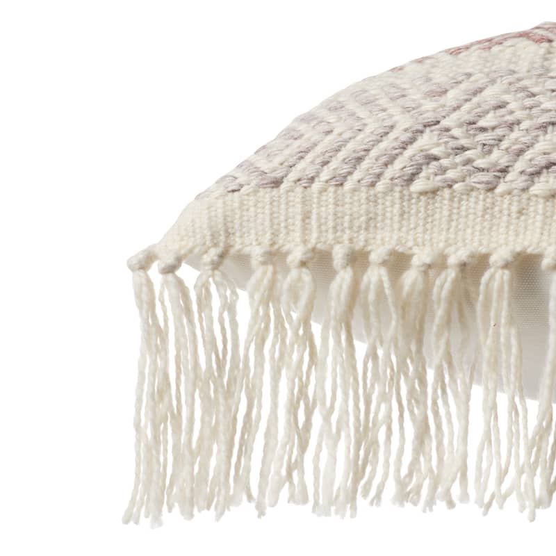 Iker Indoor/ Outdoor Chevron Lumbar Pillow