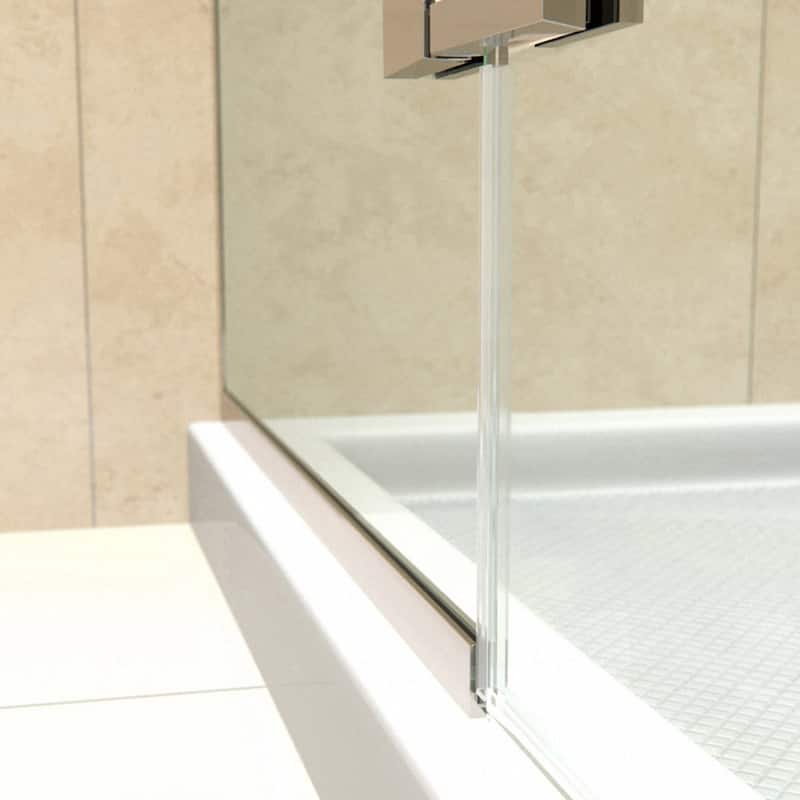 DreamLine Aqua Ultra 45 in. W x 72 in. H Frameless Hinged Shower Door - 45" W - 45" W