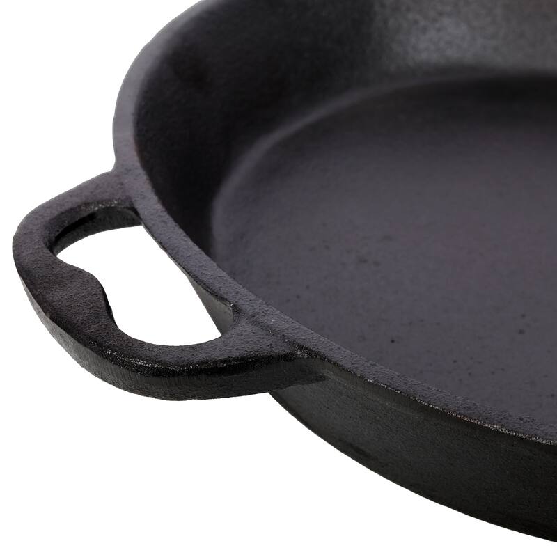 Pre-Seasoned Cast Iron Skillet, Cast Iron Pan with Dual Assist Handles,Use for Grill, Stovetop, Induction, Oven Safe Cookwa
