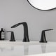 preview thumbnail 8 of 6, Dual-handle Bathroom Fauce-Matte Black