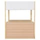 preview thumbnail 15 of 58, Full Size Teddy FleeceLoft Bed Wood Kids Bed,Storage Shelf, Drawers, and Desk,Meticulously Designed