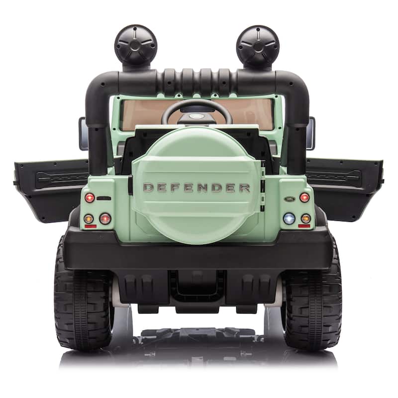 Kids Ride-On Car with Remote Control, Off-Road Toy Car Battery Powered Electric Vehicle with LED Lights