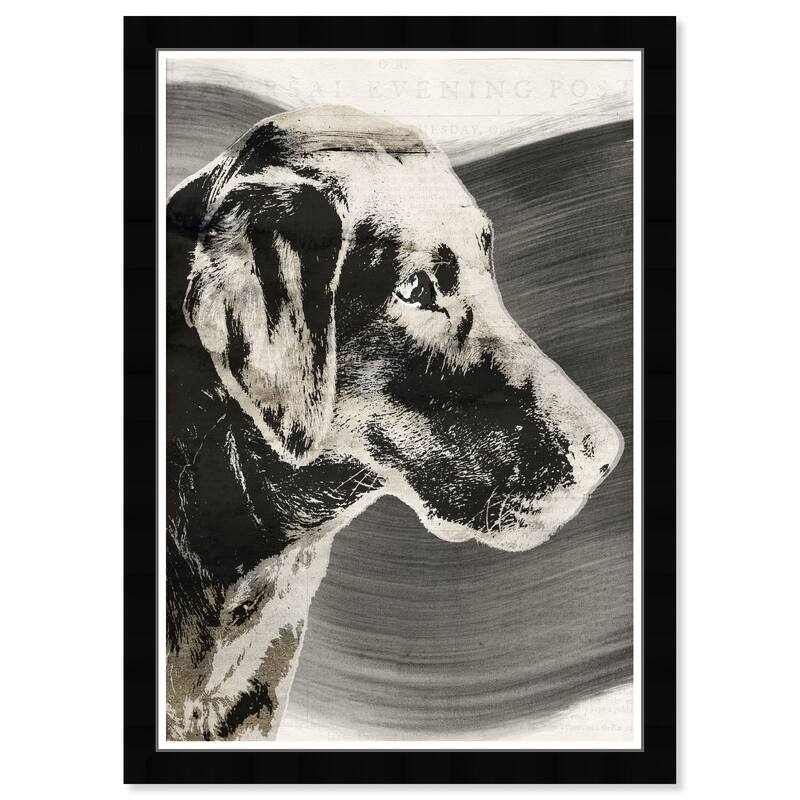 Wynwood Studio Prints Animals By Your Side Gray and Farmhouse Wall Art Canvas Print