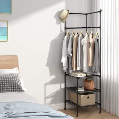 Freestanding Closet Organizer - 17.72"D x 17.72"W x 64.96"H