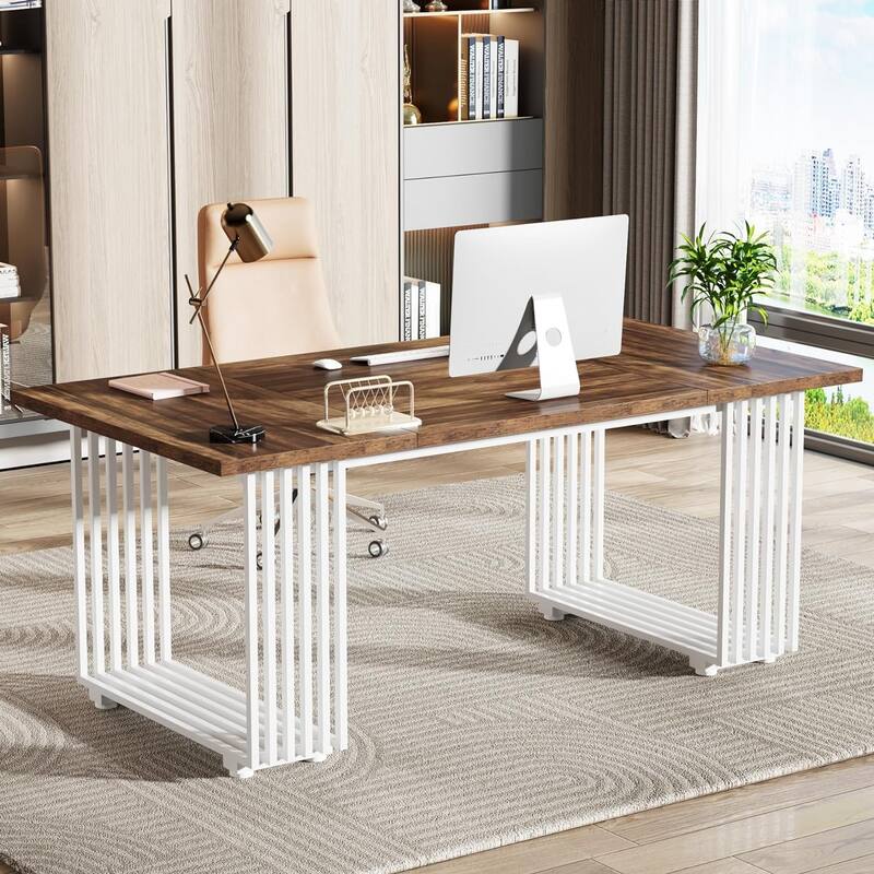 70.9" Modern Home Office Desk, Computer Executive Desk