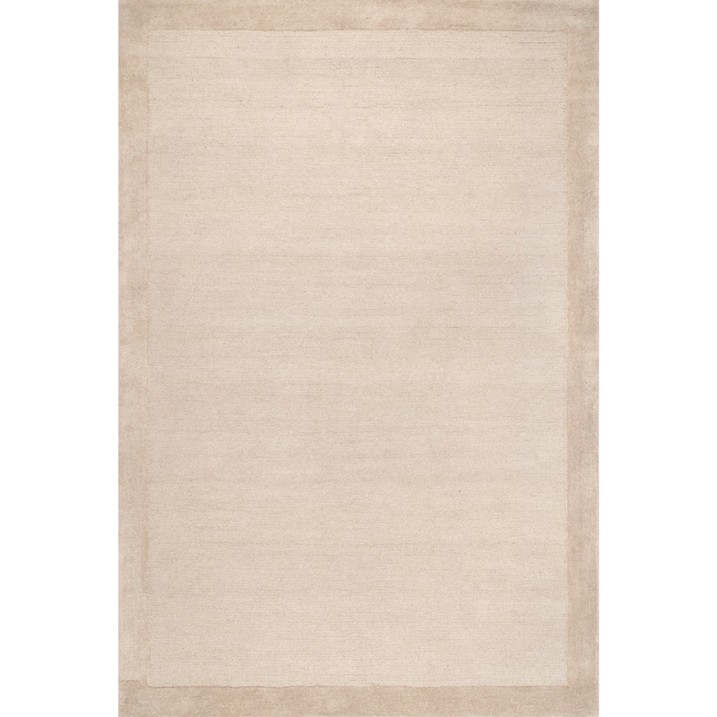 Nuloom Marianne Handmade Wool Border Area Rug