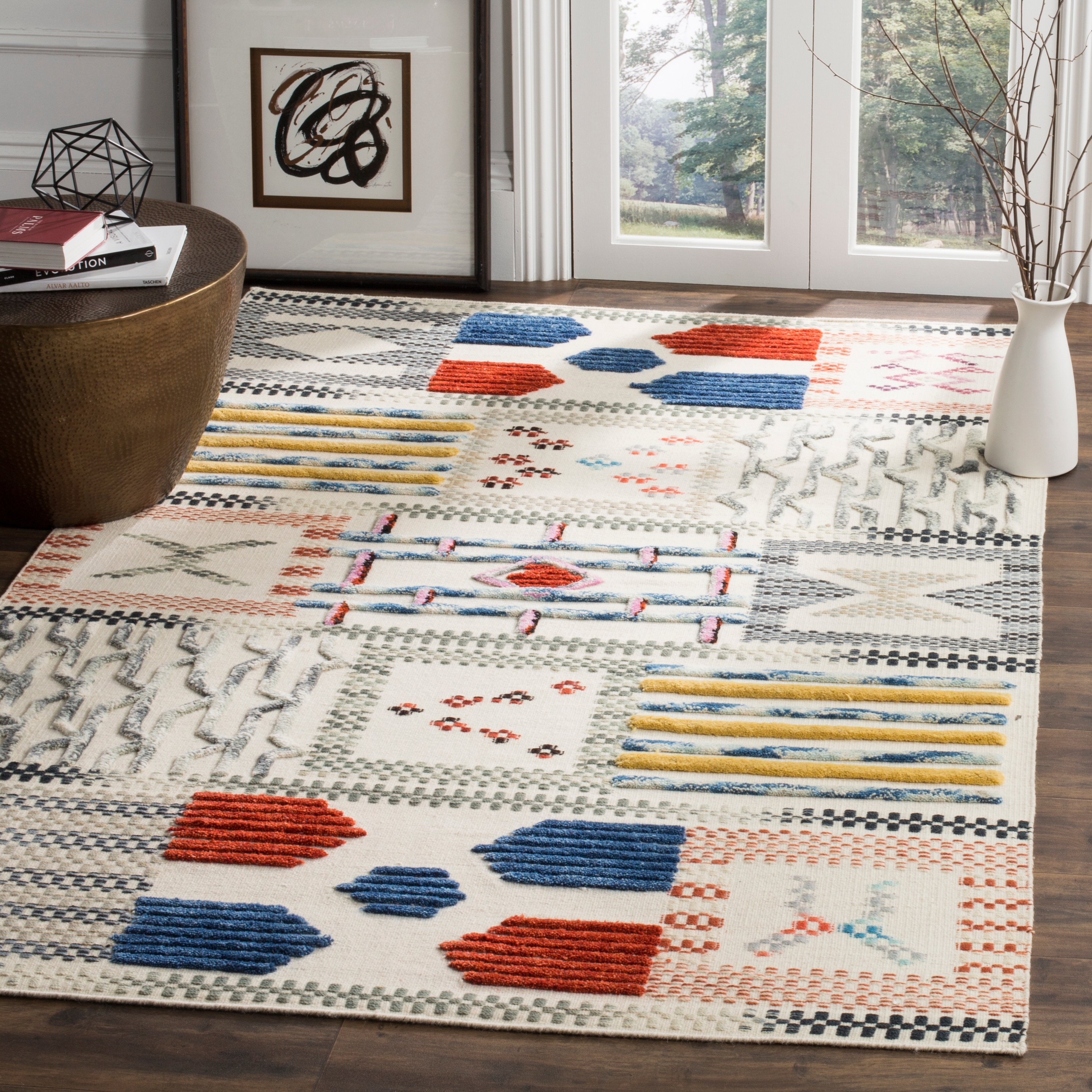 SAFAVIEH Handmade Flatweave Kilim Rakipe Wool Rug