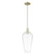 Option Antique Brass / Clear Deco Swirl