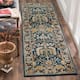 SAFAVIEH Handmade Antiquity Amalia Traditional Oriental Wool Rug - 2'3" x 6' Runner - Dark Blue/Multi