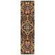 preview thumbnail 5 of 17, SAFAVIEH Handmade Aspen Polixenia BOHO Wool Rug 2'3" x 9' Runner - Black/Rust
