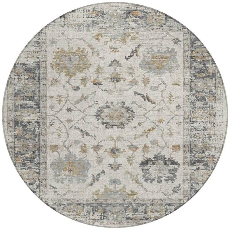 HomeRoots Floral Traditional Rectangle Outdoor Rug