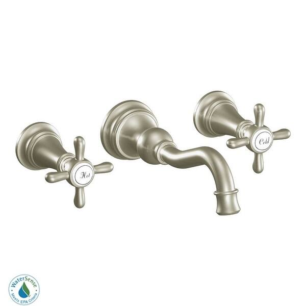 Shop Moen Ts42112 Weymouth 1 2 Gpm Wall Mounted Widespread