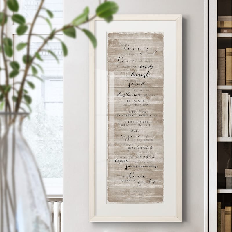 Love is Patient-Premium Gallery Framed Print