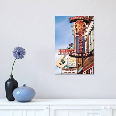 iCanvas "Nashville Music City" by Susanne Kremer Canvas Print