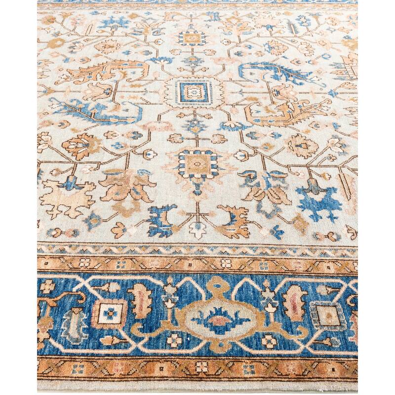 Serapi One-of-a-Kind Hand-Knotted Area Rug - Ivory - 8' 1" x 9' 9"