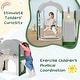 preview thumbnail 14 of 34, Toddler Slide,Swing Set 8 in 1,Kids Playground Climber Slide Playset with Basketball Hoop Freestanding Combination for Babies