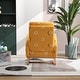 preview thumbnail 31 of 46, Upholstered High Back Wooden Rocking Chair for Living Room Baby Kids Room Bedroom, Pink Boucle