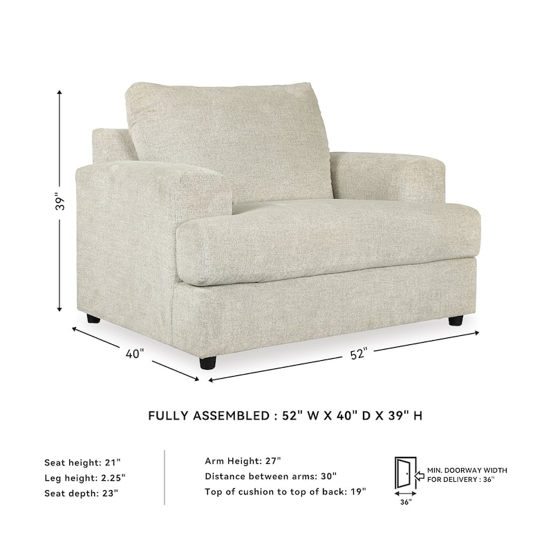 Soletren Oversized Chair - Stone