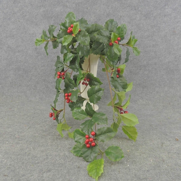 Shop 1 Pc Real Touch Holly Bush Great For Adding Realistic Look