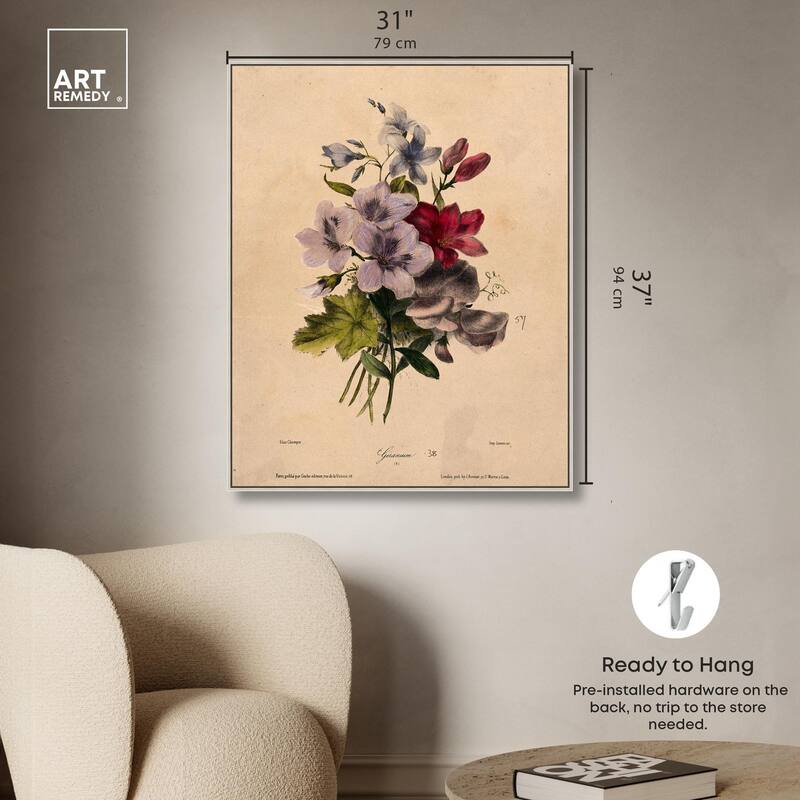 Elisa's Blooms Canvas by Art Remedy