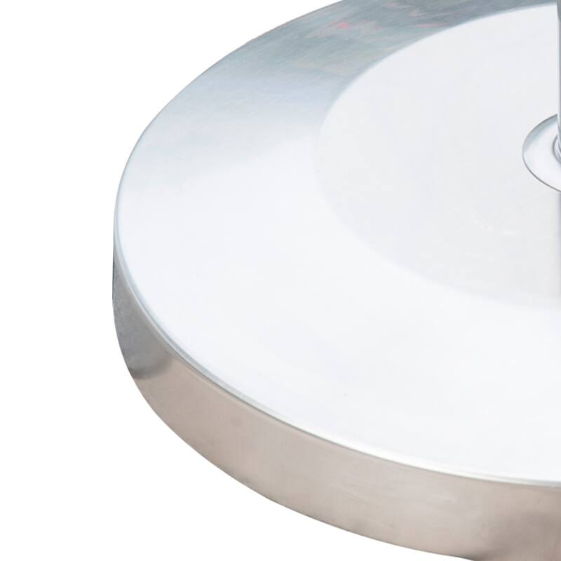 Outsunny 19" Round 55lb Stainless Steel Patio Umbrella Stand Base