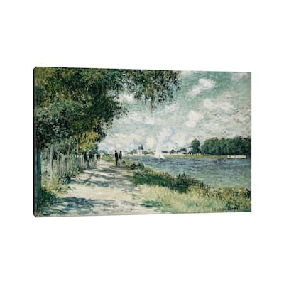 iCanvas "The Seine at Argenteuil, 1875 " by Claude Monet Canvas Print